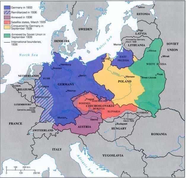 Violation of Versailles Treaty Rhineland