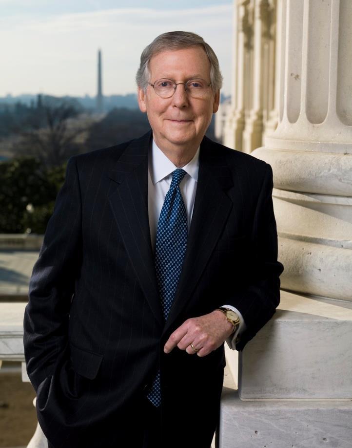 Senate Minority Leader Mitch McConnell from