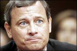 As with all Presidential appointments, John Roberts had to gain approval from the Senate.