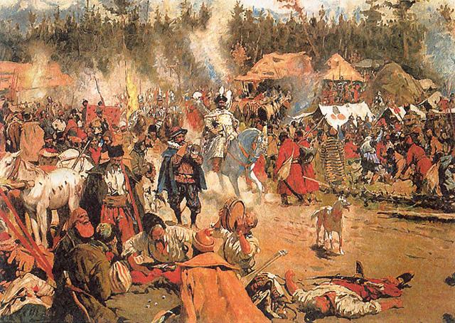 The Time of Troubles (1598-1613) a time of noble feuds over the throne, peasant revolts, and foreign invasions Russia suffered a famine from 1601 1603 that killed 1/3rd of the population [about two