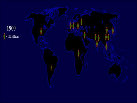 Global Issues 621 WORLD POPULATION 1.6 Billion 1 2 2.