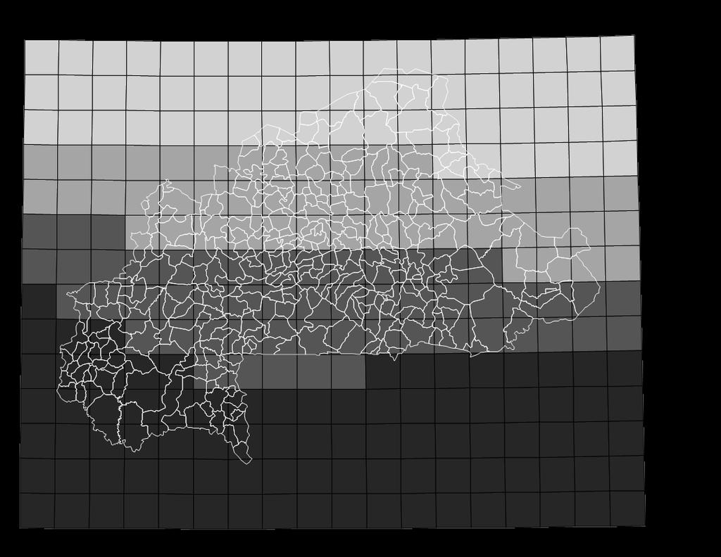 Rainfall pixels (0.5 x 0.