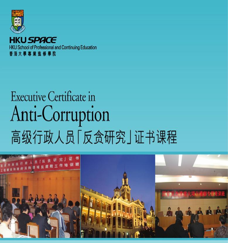 Postgraduate Certificate in Corruption