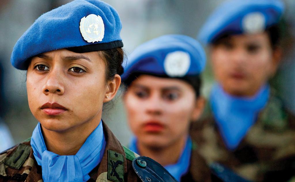 Sustainable peace cannot be achieved without women s security and equality.