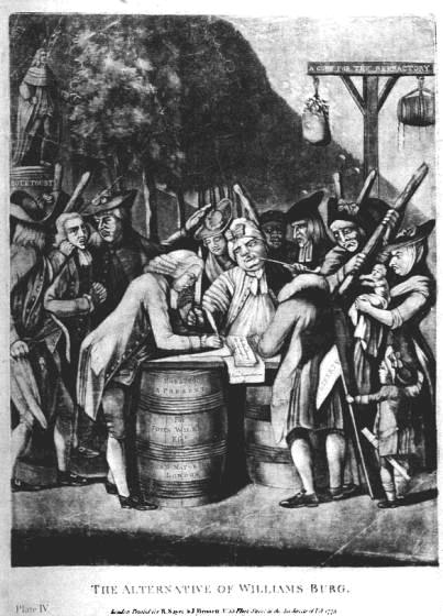 Document B Parliament moved quickly to punish Massachusetts for the Boston Tea Party and to reassert its authority over the colonies. It passed a series of acts that the colonists called intolerable.