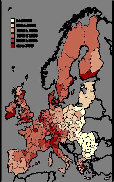 considerable heterogeneity in economic growth and income across regions (see Maps 1 and 2).