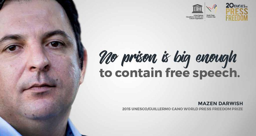 UNESCO s campaign 20 quotes for Press Freedom BACKGROUND of the prize UNESCO s campaign 20 quotes