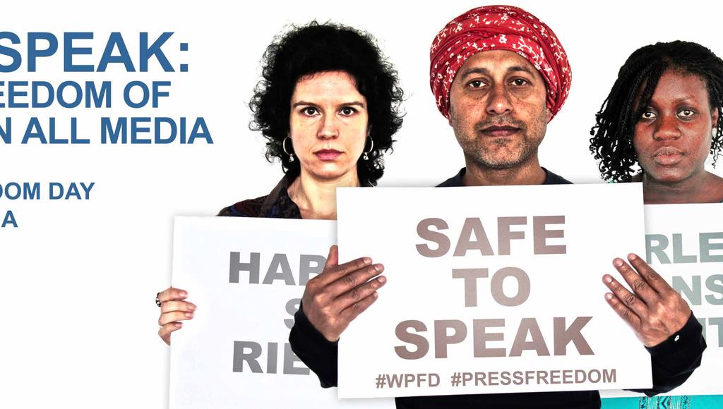 ABOUT THE DAY UNESCO s mandate to promote the free flow of ideas Media campaign for World Press Freedom Day 2013.