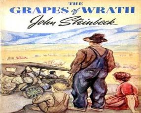 John Steinbeck (345) Writer who recorded the misery of the Great Depression Wrote Of Mice and Men and The Grapes of Wrath (both about Dust Bowl migration) His novel, The