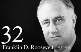 veterans out of DC 14. Franklin D. Roosevelt (320-322) Elected to four terms in office, he served from 1933 to 1945, and is the only U.S.
