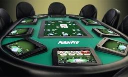 5 To play e-poker, each player sits in front of an ipadlike touch screen. The game does not use live dealers or physical cards and gaming chips. App. 4a.