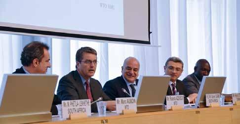 Implementation and monitoring A meeting of the Working Group on Trade, Debt and Finance, at which DG Azevêdo provided the opening remarks.