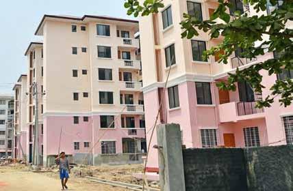 com HTAR HTAR KHIN RESIDENTS of dilapidated government housing in Yankin township who are being relocated to newly built apartment blocks a few kilometres away say they would be less reluctant to