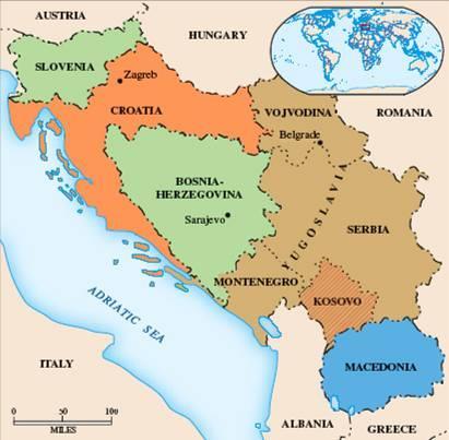 FSU (Former Soviet Union) Issues Ethnic Conflict Chechnya (Muslims) vs Russians (Christian) Yugoslavia Orthodox Serbs