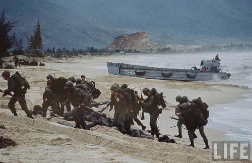 March 8, 1965 US sends in first ground troops
