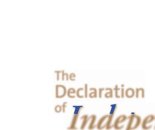 The Declaration of Independence Thomas Jefferson background In September 1774, 56 delegates met in Philadelphia at the First Continental Congress to draw up a declaration of colonial rights.