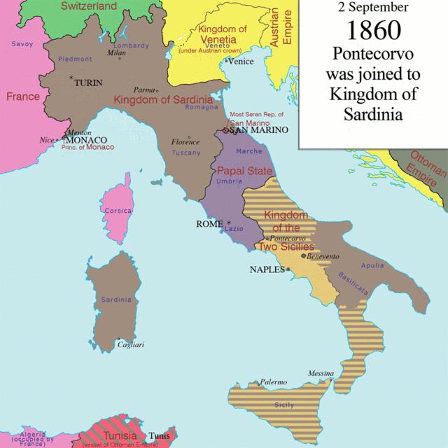 To finally defeat the Neapolitan army, Garibaldi needed help from the Sardinian army.