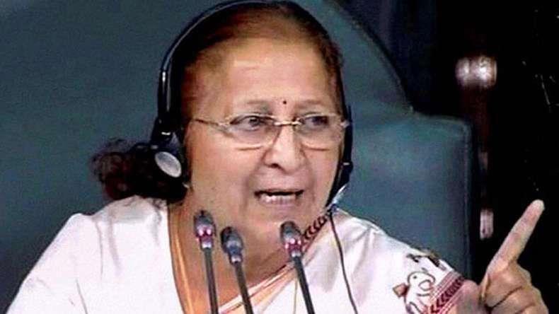 Powers and functions/duties of the speaker SHE PRESIDES OVER THE MEETINGS OF THE LOK SABHA RESOLUTIONS OR BILLS CAN BE MOVED ONLY WITH HER PERMISSION SHE ALLOWS TIME TO THE MEMBERS TO SPEAK IN THE