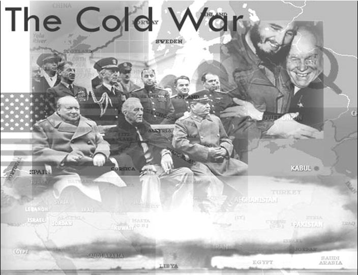 WWII ends Cold