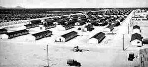 The Camps Typically, the camps opened sporadically through-out out the spring, summer, and early fall of 1942 Manzanar, CA. Opened: : March 21 1942. Closed: : November 21,1945 Poston, AZ.