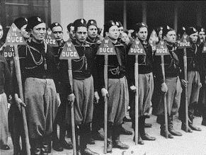 Mussolini created the Blackshirts (a secret