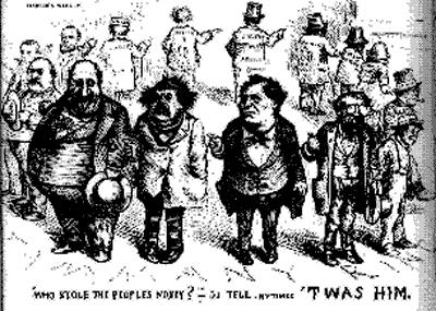 BOSS TWEED OF NEW YORK CITY WAS THE CLASSIC EXAMPLE OF A