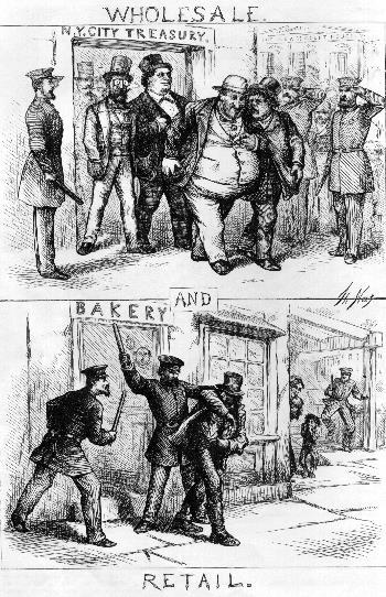 HIS CAREER WAS CUT SHORT BY POLITICAL CARTOONS OF THOMAS NAST