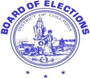 June 19, 2018 Primary Election Calendar of Important Dates and Deadlines Candidates for: Delegate to the United States House of Representatives Mayor of the District of Columbia Chairman of the