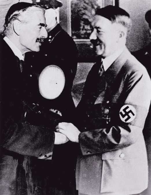 The appeasement of Hitler continued with the Munich Pact.