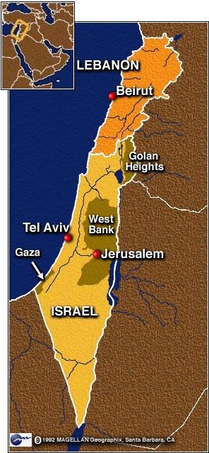 Lebanon 1983 -War in Lebanon between Christians, Israelis, Palestinians, Islamic terrorist group Hezbollah - Israel invades Lebanon