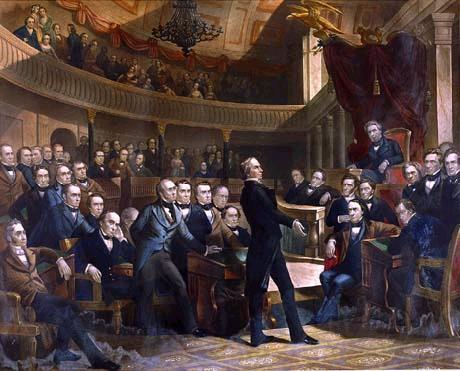 Great Pacificator Henry Clay argues for nationalism & compromise before