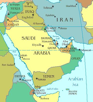 Appendix V (Continued): Maps of Yemen Middle East Map.