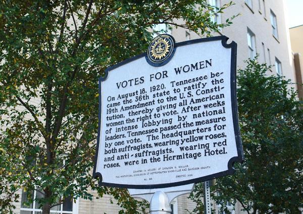 Suffrage historical marker