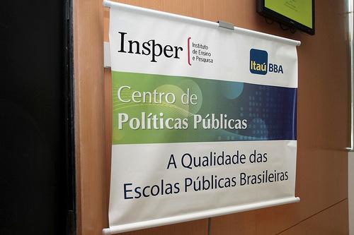 Seminar: Quality in Brazilian Public Schools The second event brought about by the Public Policies Center was the seminar " Quality in Brazilian Public Schools", along with the launch of the website