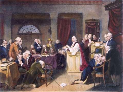 The First Continental Congress 12 Colonies meet in Philadelphia (Sept.