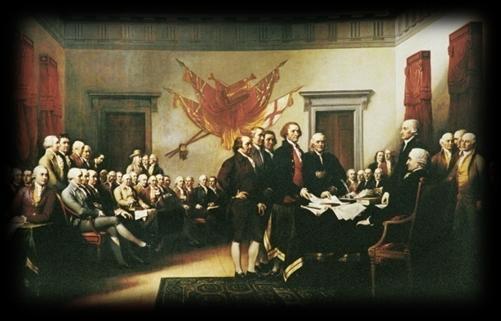 Declaration of Independence When in the Course of human events it becomes necessary for one people to dissolve the political bands which have connected them with another and to assume among the