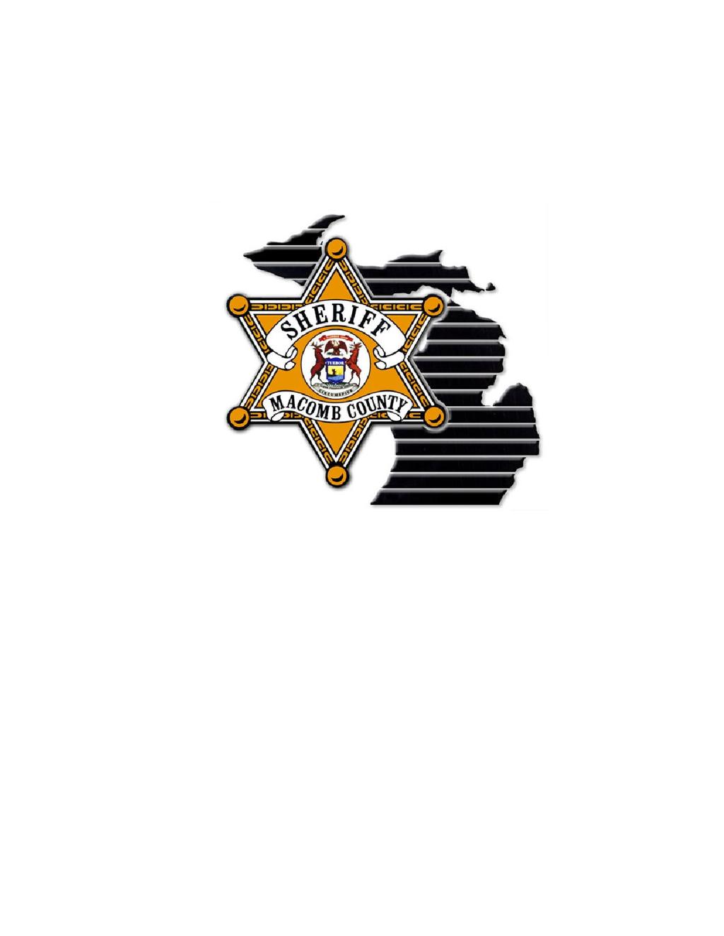 OFFICE OF THE SHERIFF MACOMB COUNTY MICHIGAN INMATE REIMBURSEMENT