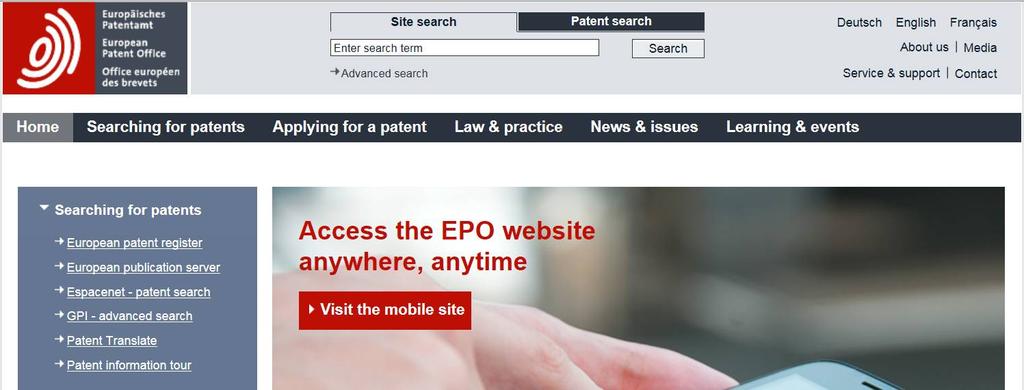 All patent documents are accessible free of charge on epo.