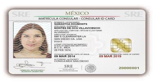 Matriculas, Cedulas, Voter ID Cards Mexican