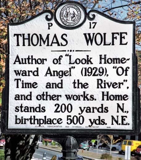 in the 1930s. His most famous book, Look Homeward, Angel, took its name from an angel sold by his father in the family tombstone shop.