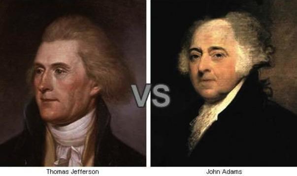 Jefferson vs Adams