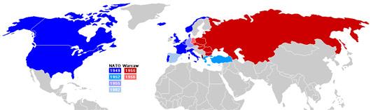 The North Atlantic Treaty Organization (NATO) was created in 1949 by the United States, Canada, and several Western European nations (France, Denmark, Belgium, Iceland, etc.