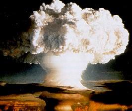 The First Hydrogen Bomb Being Tested