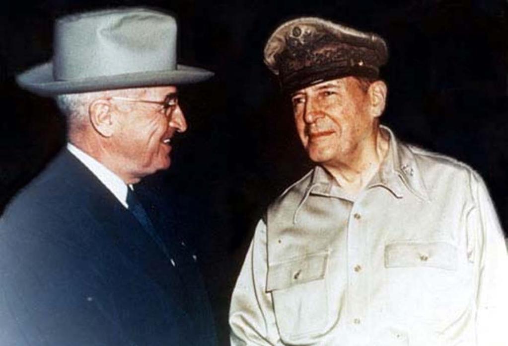President Harry Truman meets