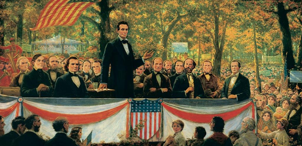 11/9/15 Lincoln-Douglas Debates Ø Abe Lincoln (Republican) debates Stephen Douglas (Democrat) for the Illinois Senate in 1858 Ø 7 debates held Ø Lincoln challenges Douglas on Dred Scott decision: