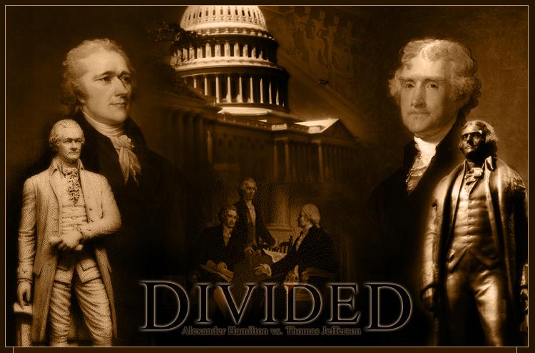 Washington failed to get Jefferson/Hamilton to work out differences