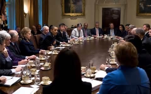 President s Cabinet Advisors to the President 15 departmental secretaries, Vice President, plus: White House Chief of Staff Environmental