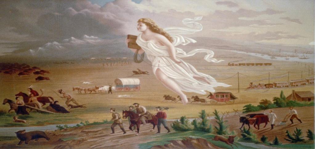 Manifest Destiny was the belief the U.S. had a God given mission to spread its civilization by conquest to the entire western hemisphere no matter who it harmed.