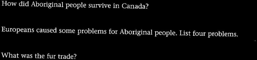 What did Europeans do with the beaver furs? 7. How did the fur trade hurt Aboriginal people? -:.1 s 8.