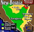 Bosnia and Herzegovina after the Peace Agreement Three constituent people: Bosniacs, Croats and Serbs Green: Federation of Bosnia and Herzegovina (mainly